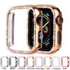 Защитный чехол с алмазным бампером для Apple Watch Series 6 SE 54321 38 мм 42 мм для Iwatch 40 мм 44 мм аксессуары для умных браслетов