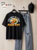 1pc Men's Graphic T-Shirt • Funny This Ain't My First Fish Fry Print • Short Sleeve Crew Neck [solel