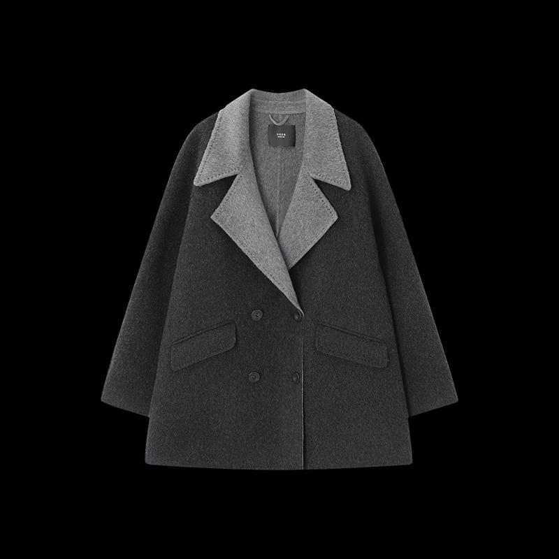 Women's Retro Wool Double-Faced Commuter Coat