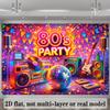 Ретро-декор для вечеринки 80-х - неоновая вывеска "80s Party" день рождения свадебная фотостудия