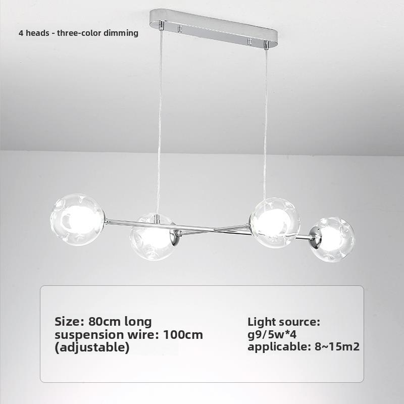 Современная минималистичная люстра для столовой, спальни, главной спальни, креативная, с индивидуальностью