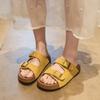 Beautiful Thick-bottomed Boken Slippers 2025 Summer New Double-buckle Thick-bottomed Heightened Non-slip and Breathable Outer Wear Casual Sandals