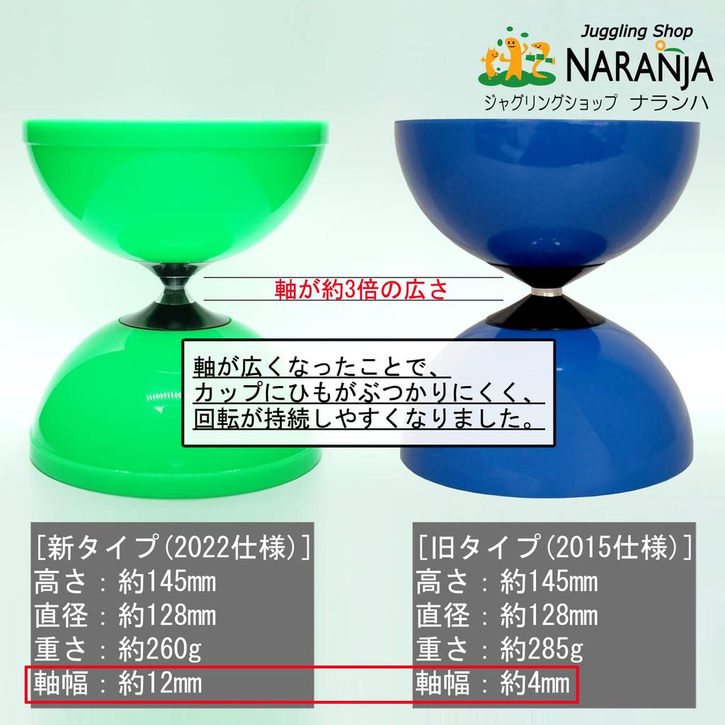 Магазин жонглирования Naranja Диаболо Синий Давай играть!