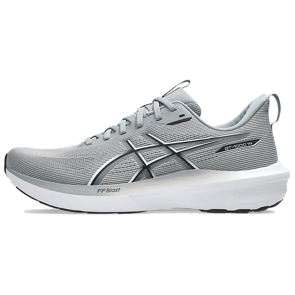 Asics GT 1000 14 Износостойкие Низкие Беговые Кроссовки Мужские Гравийный Серый 1011C077-020