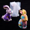 Easter Rabbit Resin Molds for DIY Art Craft Gypsum Ornament
