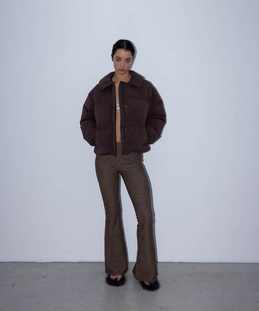 SUSUMU Boring Knit Pants - Brown