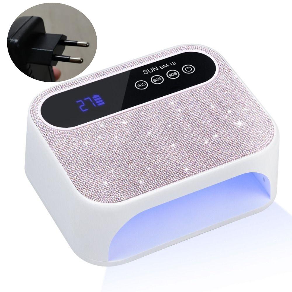 Rechargeable UV LED Nail Light Portable Cordless UV Light Nail Art Dryer UV Nail Lamp  Home Use