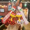 Cool Keychain PVC Snake Charm Decorative Keyring with Lanyard Car Handbag Backpack Phone Luggage Accessories