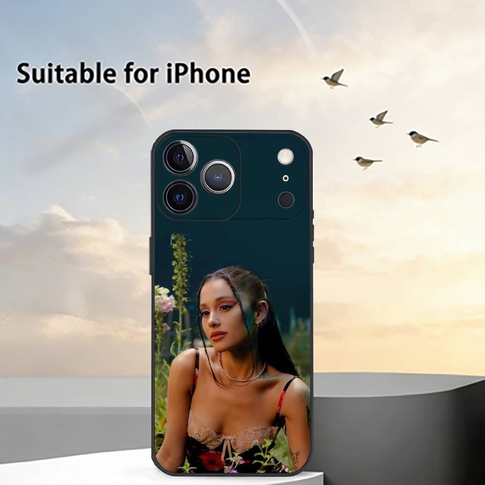 Ариана Гранде Певица Чехол для телефона Силиконовый Мягкий Для IPhone 17 16 15 14 13 12 11 X XR Plus Pro Max Plus