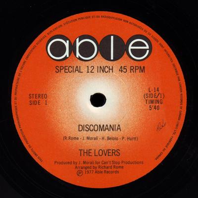 12-дюймовая пластинка LOVERS Discomania L14 ABLE 197 Канада SoulFunk Б/у