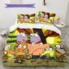 Crazy Summer Camp  Pattern Bedding Quilt Set  Home Decoration  Gift (1 * duvet cover + 2 * pillowcase  without core)