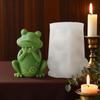 3D Frog Candle Mould Cartoon Animal Silicone Molds Ornament Molds Castings Molds Plasters Molds for Home Decoration