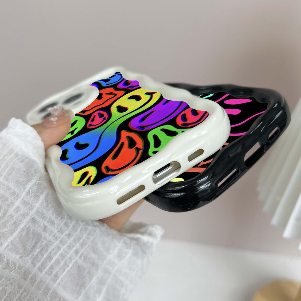 Ae88 Lovely Smiley Art Protective Phone Cases for Samsung S23 S24 Ultra A55 A14 A25 A13 Infinix Hot 40 Pro Tecno Spark 20C Wave TPU Back Cover