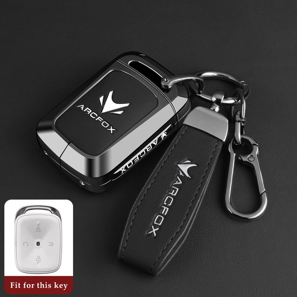 Чехол для ключа автомобиля для Arcfox T1 Plus Pro Max Брелок Защитная крышка Корпус Кольцо Держатель Аксессуары