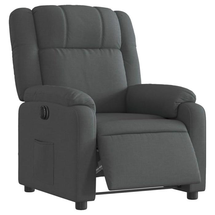 VidaXL Fauteuil Inclinable Électrique, Chaise de Relaxation avec Dossier et Repose-pied Réglables, Siège de Salon, Moderne, 3205179