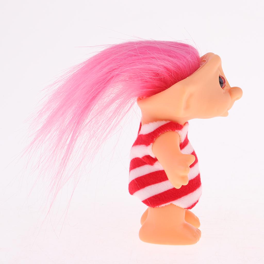 Хроматические 2 шт. Lucky Troll Doll Мини Фигурки Игрушка Украшение Торта