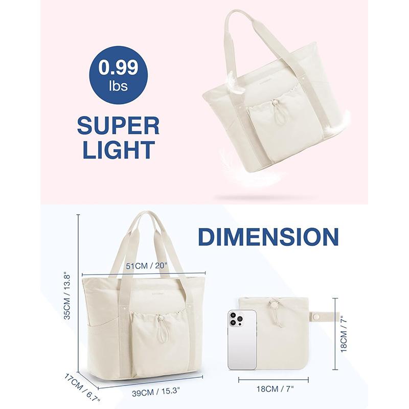 Складная сумка-тоут с карманом для хранения, сумка-тоут через плечо, подходит для путешествий и работы SG