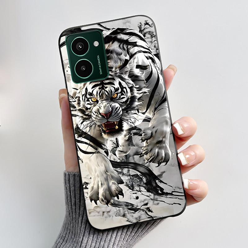 Мягкий чехол из ТПУ для Nokia HMD Pulse Pro Pulse+ Plus, роскошный, милый, с кроликом, смешной, черный силиконовый, защитная задняя крышка, чехол для телефона