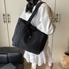 Large Capacity Canvas Tote Canvas Bag, High Value and Versatile Student Shoulder Bag When Going To Work