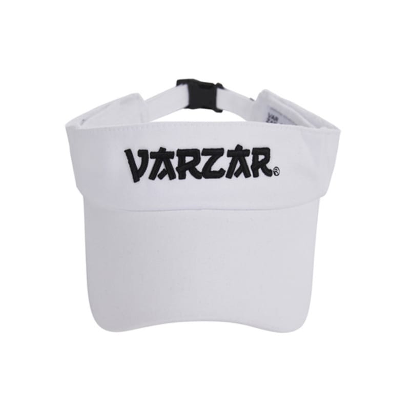 VARZAR Signature 3D Logo Overfit Sun Cap White
