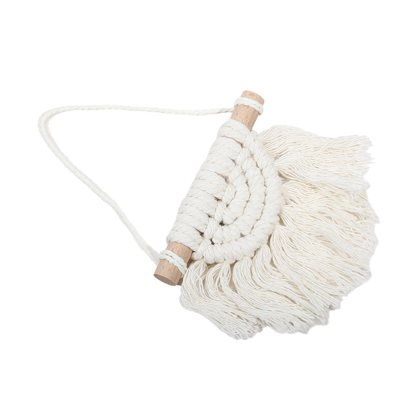 Ручная работа, мини-подвеска в стиле макраме, настенный гобелен в стиле радуги, украшение для автомобиля в стиле бохо для спальни, комнаты для девочек