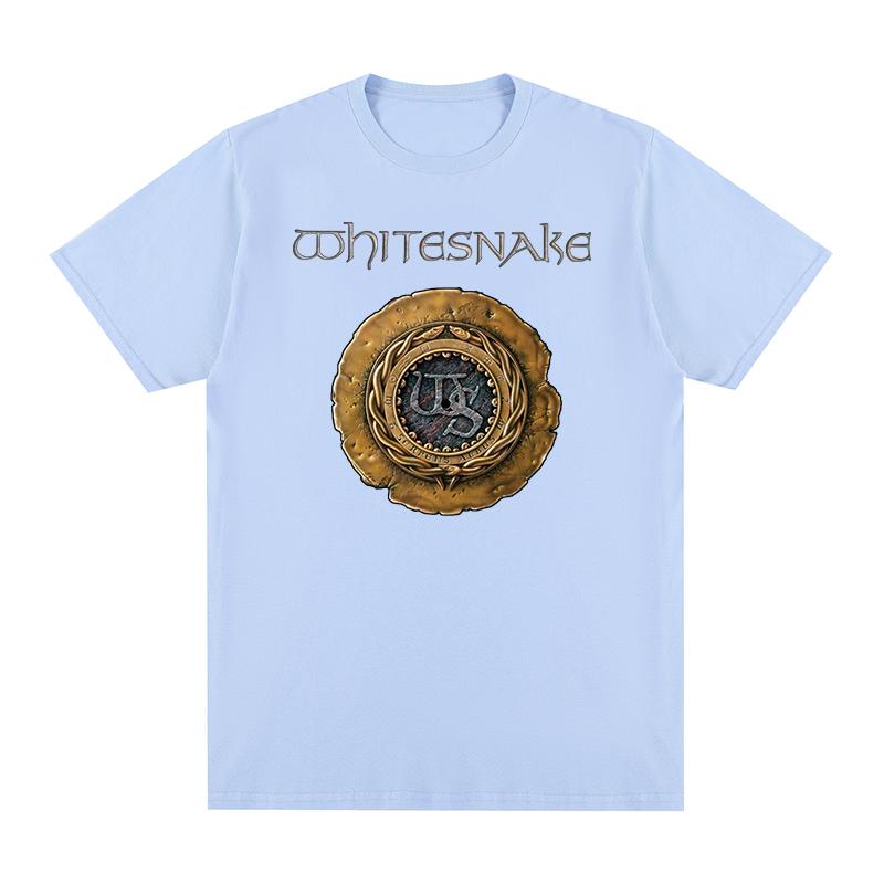 English rock band Whitesnake Vintage Tshirt Gothic Gift Harajuku Streetwear Cotton Men T shirt New Tee Tshirt Womens Tops
