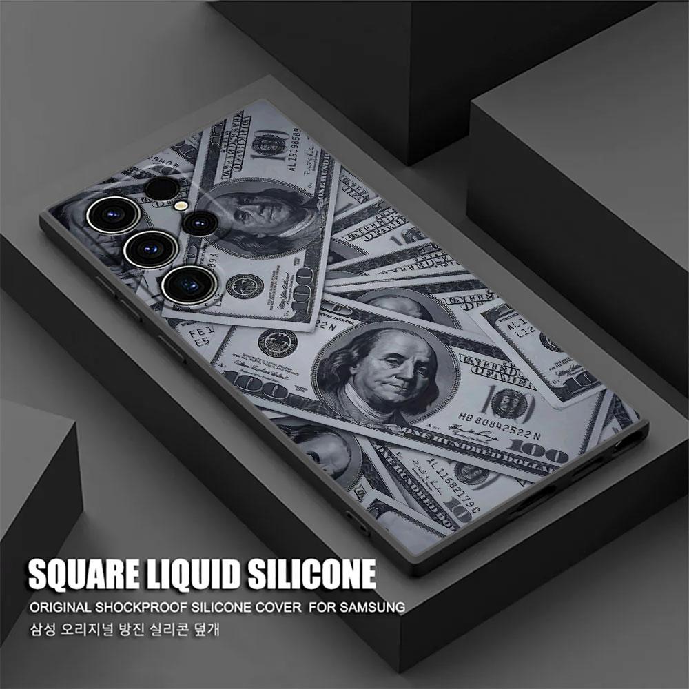 Кэш Доллары Картинки Печать Чехол S26Ultra для Samsung Galaxy S26 S25 S24 S23 S20 S21 FE S22 Ultra Plus Чехлы Мягкая Крышка для Телефона