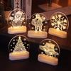 Christmas Night Light Holiday Arrangement Christmas Decoration 3D Lamp Room Table Lamp Led Decoration Light