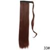 MERISIHAIR Women Long Straight Wrap Around Ponytail Synthetic Fiber Long Straight Wavy Hair Extensions Daily Wear