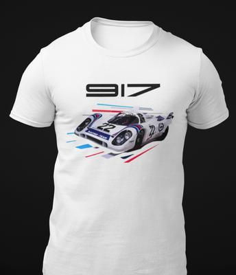 Винтажная футболка унисекс с короткими рукавами Racing Team 917K Endurance Racer