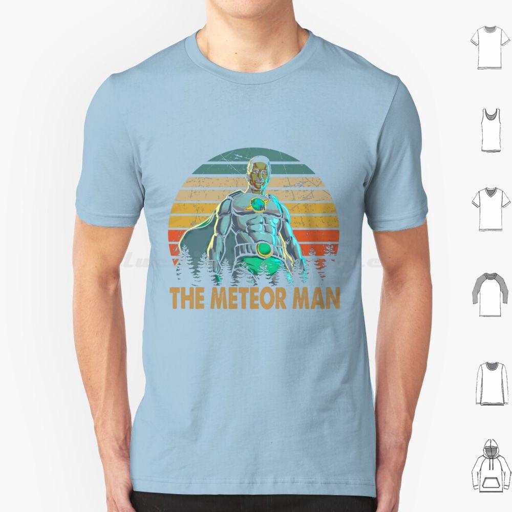 A Superhero Graphic Vintage Color T Shirt Cotton Men Women DIY Print The Meteor Man Comedy American Superhero Comedy Film