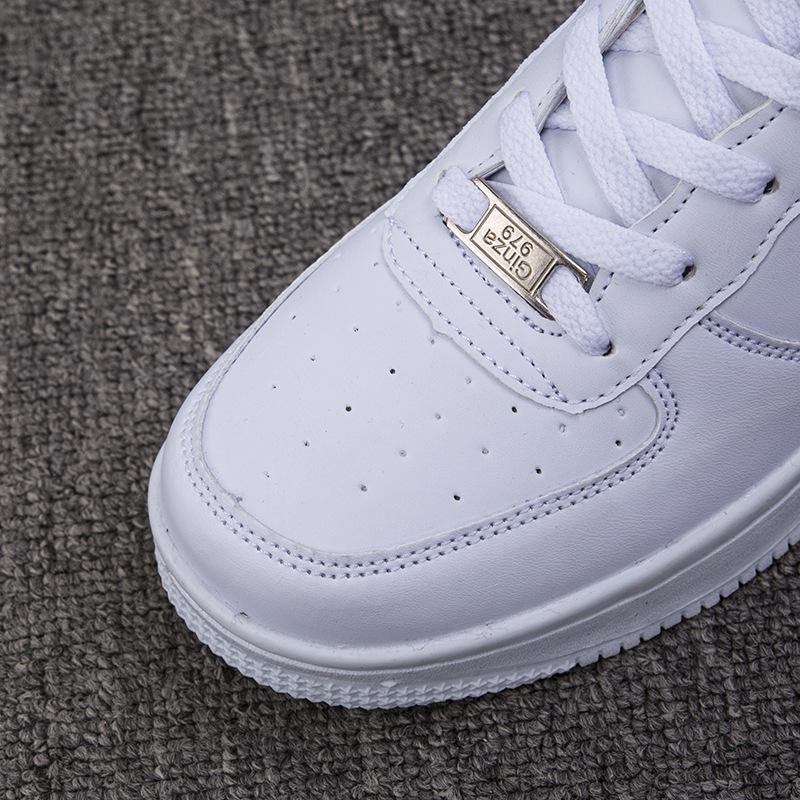 Маленькие белые туфли для пары, повседневные спортивные низкие кеды на четыре сезона, простые повседневные модные туфли на толстой подошве, обувь для скейтборда
