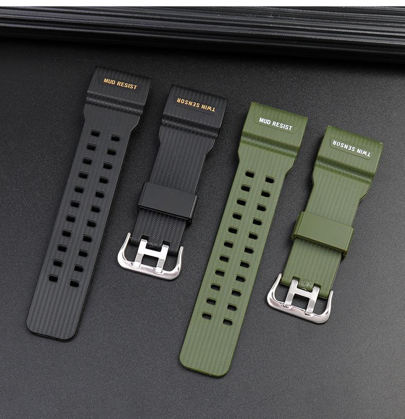 Для Casio G-Shock GG-1000/GWG-100/GSG-100 Мужские Спортивные Водонепроницаемые Заменяемый Ремешок Браслет Аксессуары для Часов Смоляной Ремешок для Часов