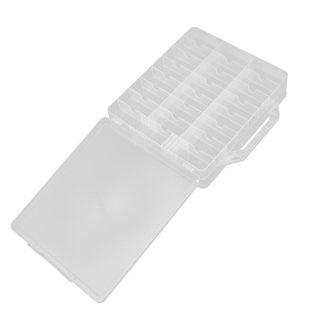 Прозрачный кейс для хранения лаков для ногтей Домашний салон Органайзер для лаков для ногтей на 48 бутылочек