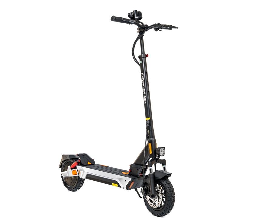 KuKirin M4 Max foldbar elektrisk scooter 800W, 48V 18,2Ah batteri, tophastighed 45 km/t, 10 tommer dæk, støddæmper for og bag
