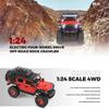 Wltoys 2428 1:24 RC Машина 2.4G Со Светодиодными Огнями 4WD Внедорожник Модель Грузовик на Радиоуправлении Для Детей Игрушка Подарок