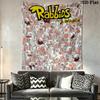 Raving Rabbids Wall Tapestry Aesthetic Wall Hanging Printed Fabric Blanket Decorative Tapestries for Bedroom Living Room Home Decor