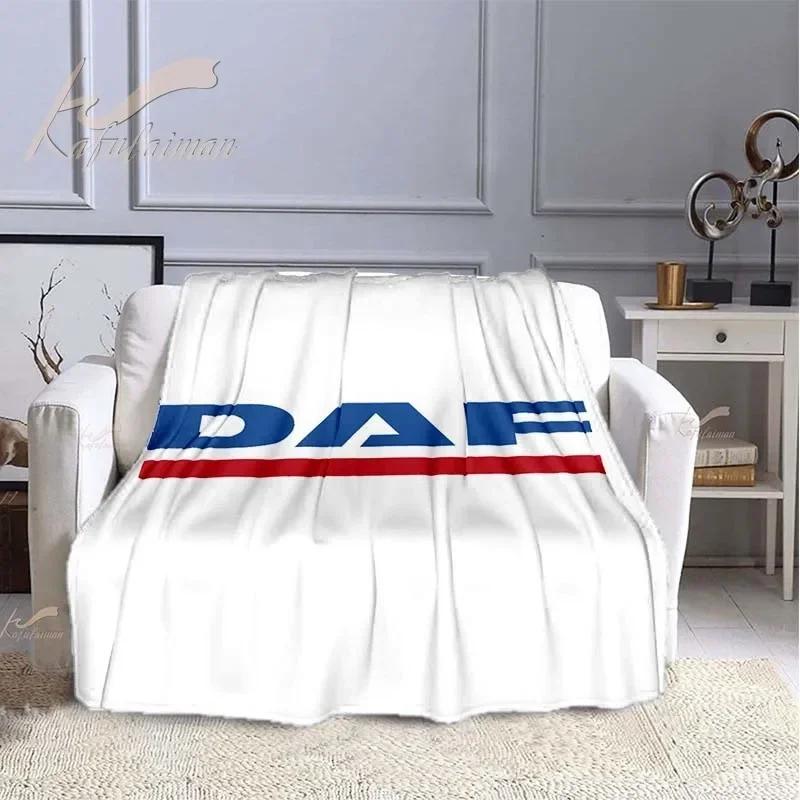 Одеяло DAF, супер мягкое одеяло для автозапчастей, современное мультяшное покрывало, покрывало для путешествий, Прямая поставка