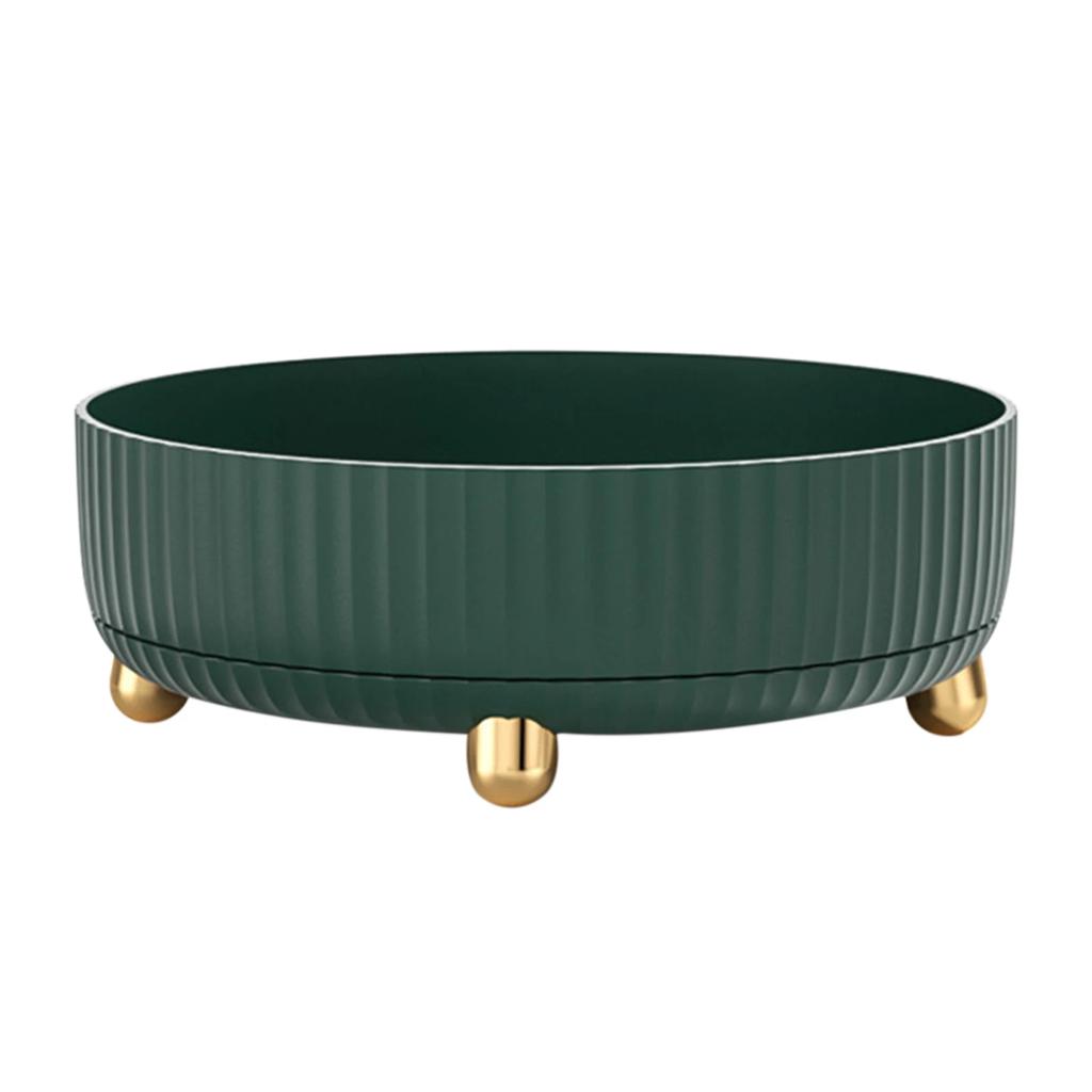 Вращающаяся на 360 градусов нескользящая полка для специй, поворотный стол для шкафа для хранения с широким основанием, вращающийся органайзер для кухни и ванной комнаты