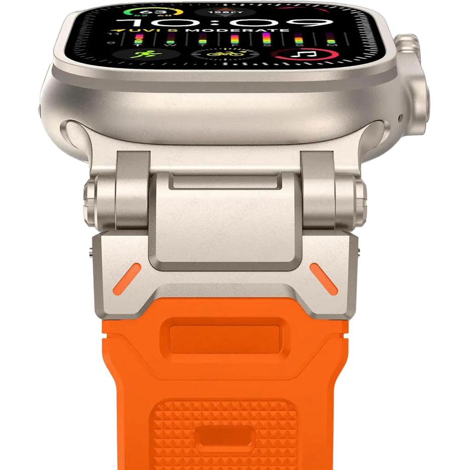 ERBORD ProTech Strap for Apple Watch 1/2/3/4/5/6/7/8/9/10/11/SE Ultra 1/2/3 42/44/45/46/49mm, Orange
