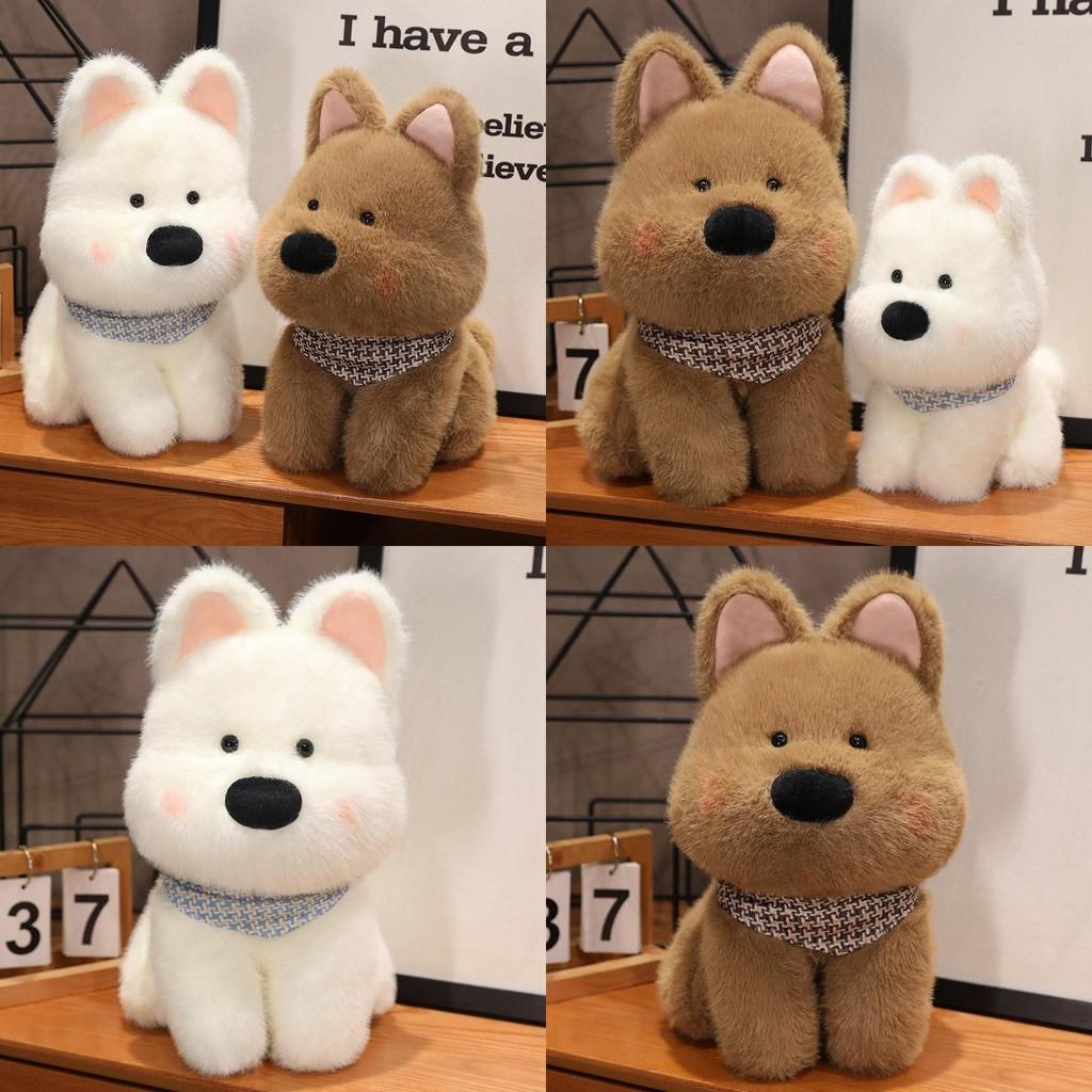 Adorable Plush West Highland Terrier Dog Doll Soft Toy For Kids And Girls Gifts