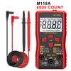 M118A цифровой мультиметр-фонарик мини с NCV удержанием данных 6000 отсчетов умный тестер автоматический Mmultimetro True Rms транзисторный измеритель