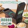 Kitchen Vegetable Cutter Potato Shreds Shredder Grater Multi-functional Vegetable Cutter Machine Wipes Home Slicing and Scraping