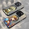 Чехол для телефона Jojo Горячий аниме-узор модный дизайн Магнитный IMD Цветной Серебристый чехол для iPhone 16 15 14 13 12 11 Pro Max