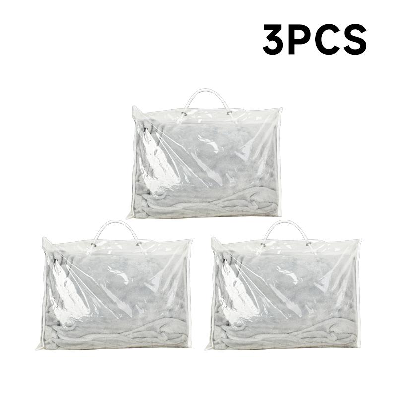 Transparent PVC Bag Portable Bedding Blanket Packaging Pillow Core Storage Bag