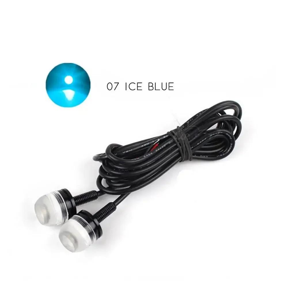 2 шт. светодиодный фонарь для заднего номерного знака мотоцикла с винтовым болтом SMD янтарный Eagle Eye 3SMD 5630 светодиодный автомобильный DRL дневной ходовой сигнал