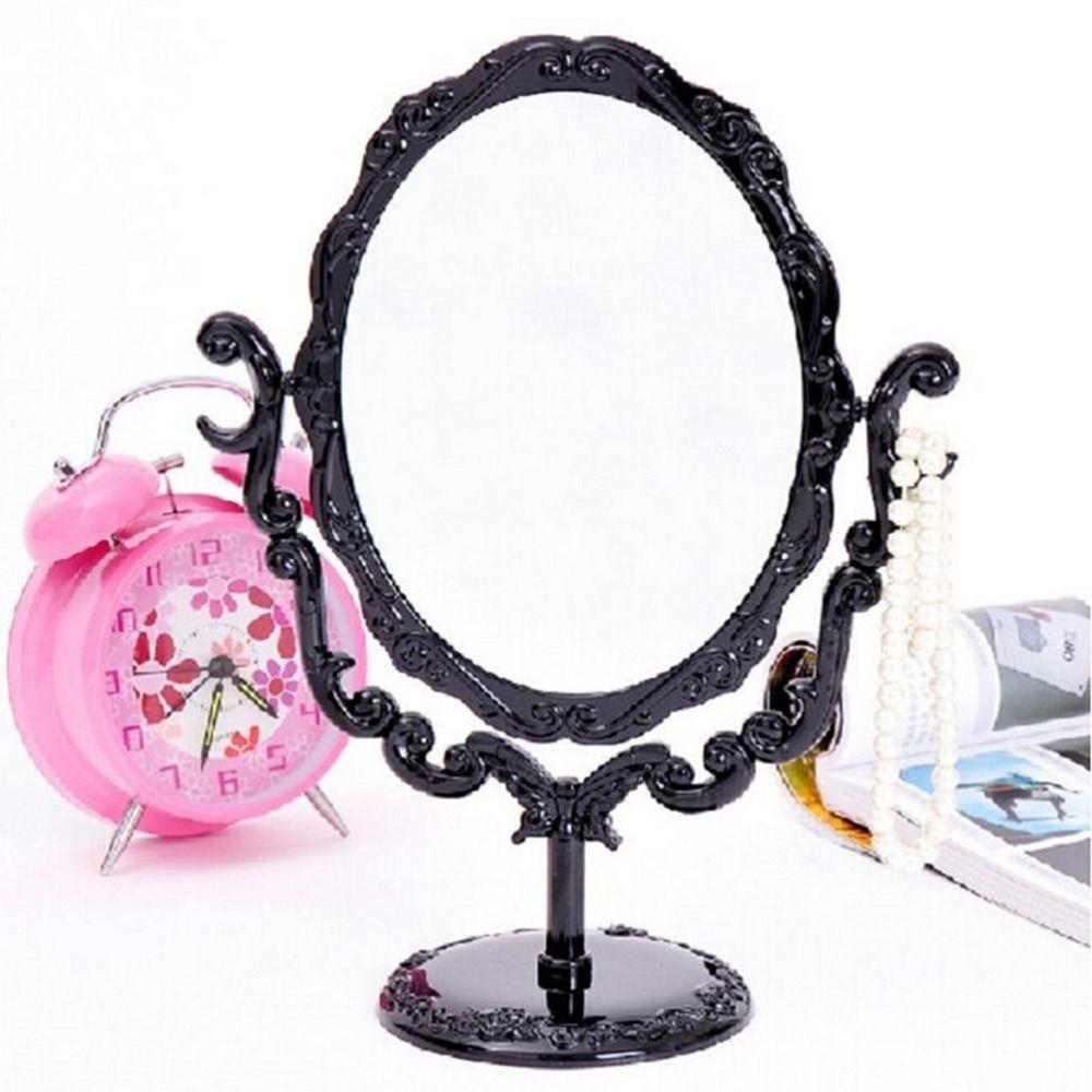 Rotatable Rotation Makeup Mirror European Style Desktop Makeup Mirror  Anniversary Gift