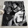 music JJonas Brotherss Throw Warm Soft Flannel Blanket Multiuse for Sofa Bed Camping Travel Nap