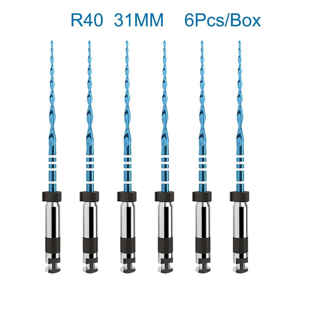 6Pcs/Box Orthdent Dental Reciprocating Blue Endodontic Files Only One Engine Use Heat Activated 21/25/31mm Dentistry Instrument