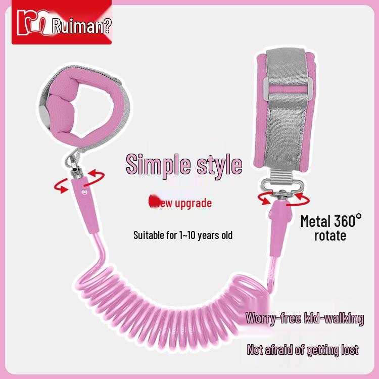 Children's Anti-Lost Backpack with Leash and Bracelet Set